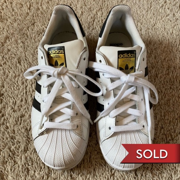 adidas Shoes - Adidas Superstar shell toed sneakers white